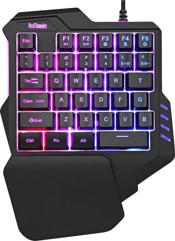 RedThunder G30 RGB 35 Keys One Hand Gaming Keyboard, B - CeX (UK ...